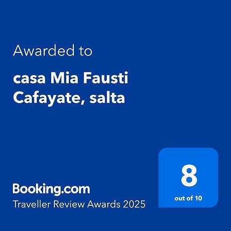 Vila Casa Mia Fausti Cafayate, Salta Exteriér fotografie